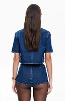 LIONESS Halston Denim Top