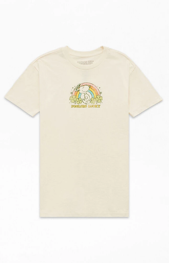 Kids Snoopy Feeling Lucky T-Shirt