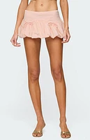Edikted Margo Bubble Mini Skort