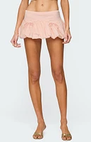 Edikted Margo Bubble Mini Skort