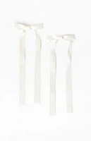 PacSun 2 Pack Satin Bow Barrettes