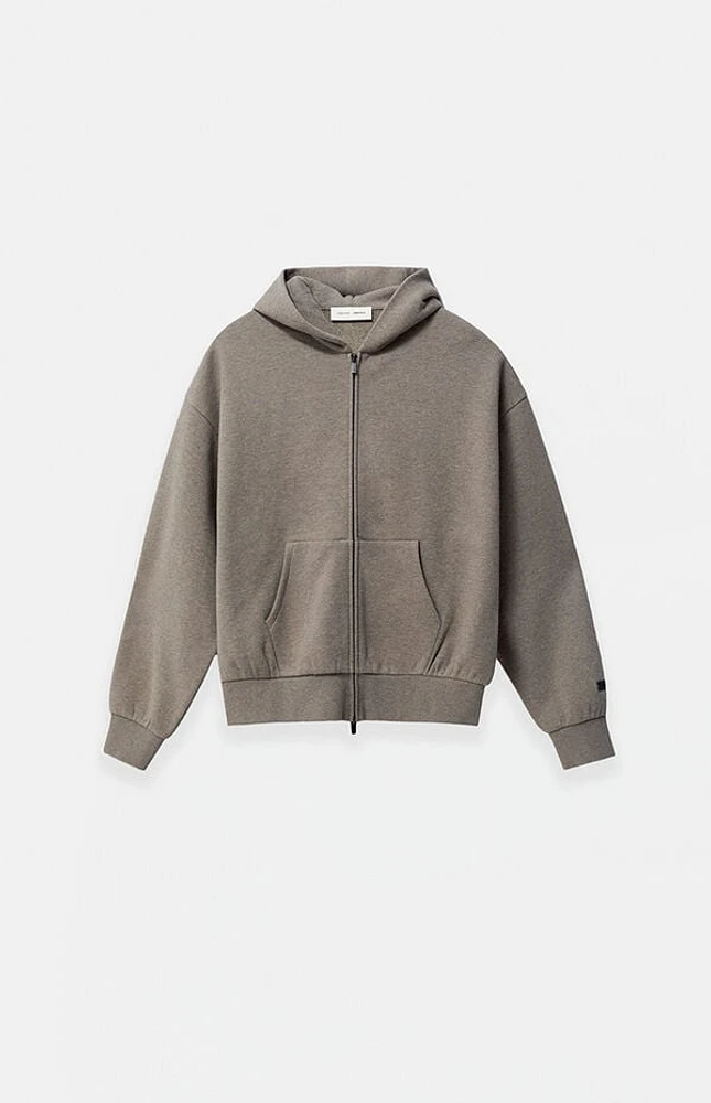 Fear of God Essentials Kids Homestead Heather Full Zip Fleece Hoodie