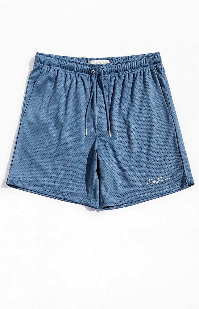 PacSun Blue Mesh Shorts