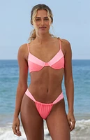 Salero Swim Pink Underwire Bralette Bikini Top