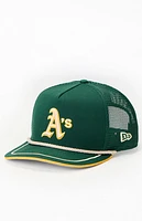 New Era Oakland A's Rope Trucker Hat