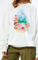 Strawberry Shortcake Eiffel Tower Picnic Crew Neck Sweatshirt