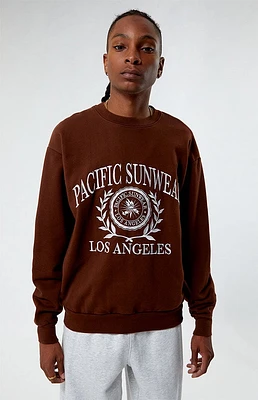 Pacific Sunwear Los Angeles Crest Crew Neck Sweatshirt