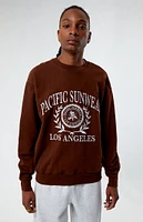 PacSun Pacific Sunwear Los Angeles Crest Crew Neck Sweatshirt