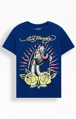 Ed Hardy Panther Roses T-Shirt