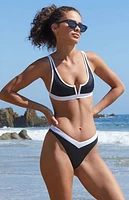 Pacsun Black Shona V High Cut Bikini Bottom
