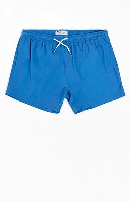 Bermies Navy To Cactus 4.75" Swim Trunks