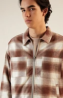 Pacsun Niko Plaid Overshirt Jacket