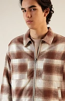 PacSun Niko Plaid Overshirt Jacket