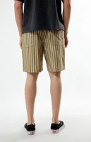 Rhythm Striped Beach Linen Shorts