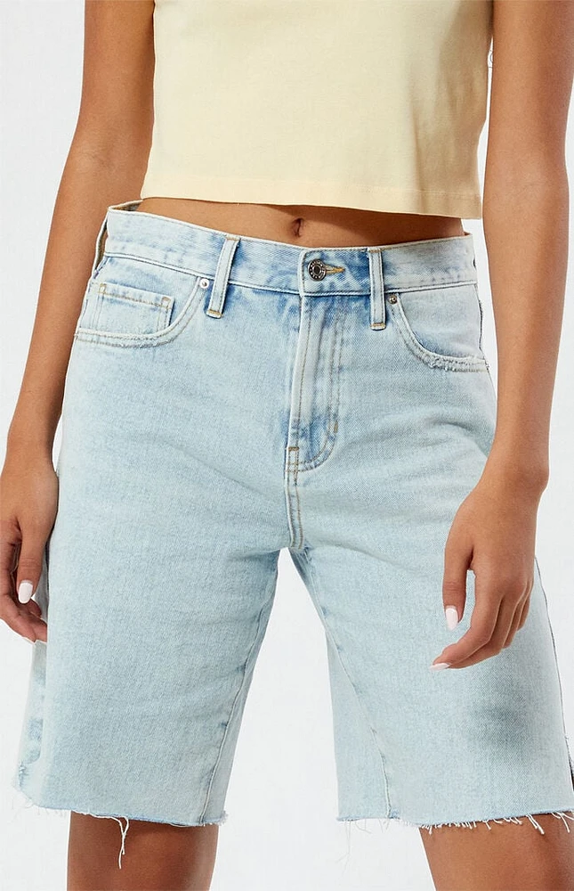 PacSun Light Indigo Baggy Jorts