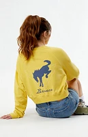 FORD Bronco Vintage Cropped Raglan Crew Neck Sweatshirt