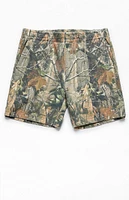 PacSun Camo Fleece Volley Sweat Shorts