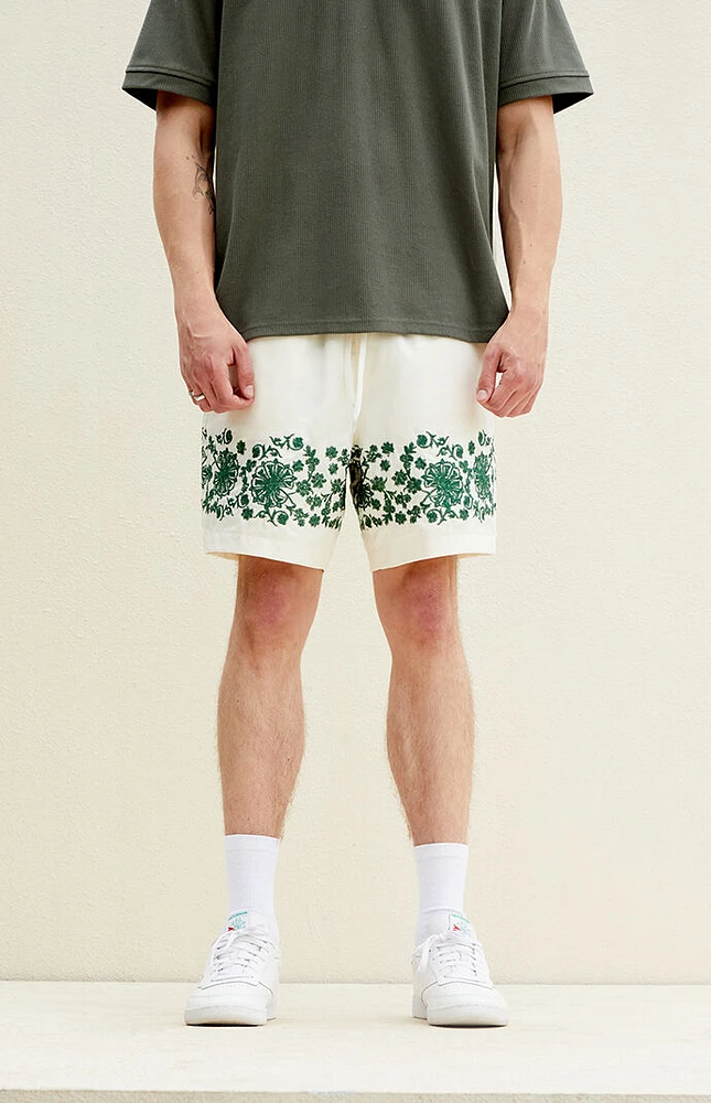 PacSun Floral Embroidery Shorts