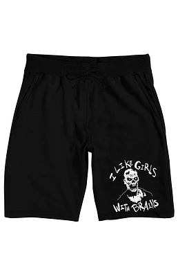 I Like Girls With Brains Sweat Shorts