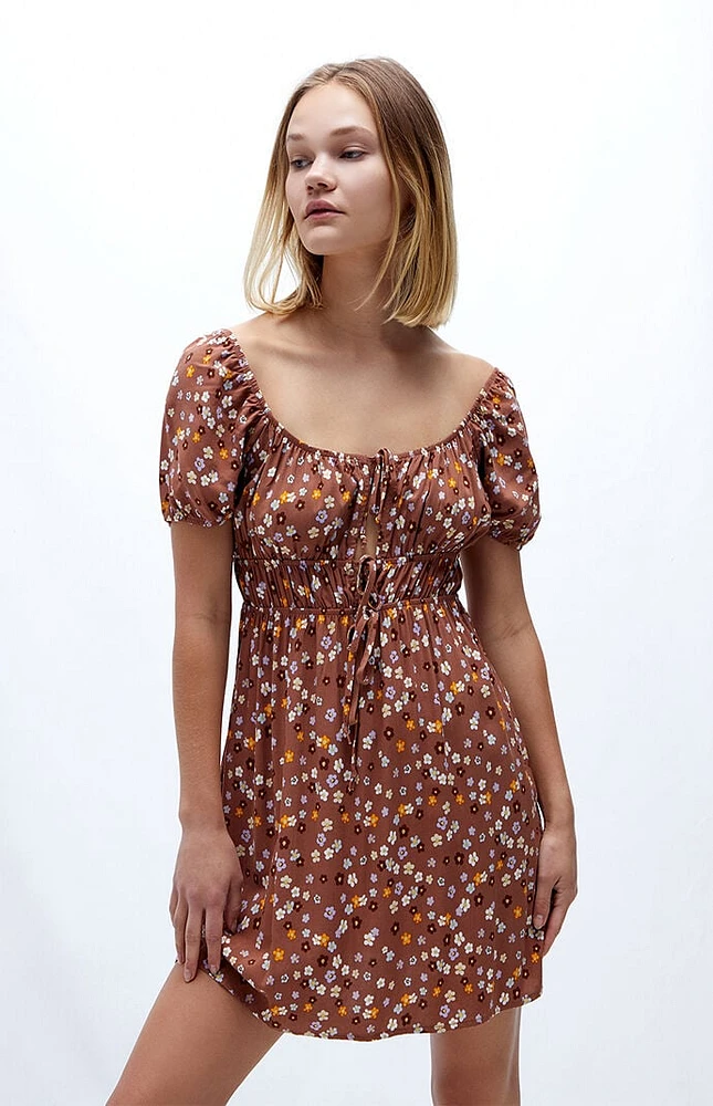 LA Hearts Low Back Swing Dress