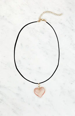 Corded Heart Necklace