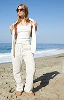 John Galt White Skylar Duck Tank Top