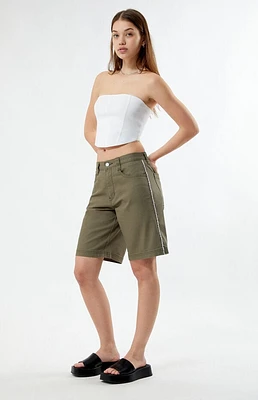 Pacsun Rhinestone Low Rise Skater Jorts