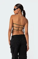 Edikted Tao Open Back Tube Top