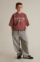 Fear of God Essentials Kids Crimson Heavy T-Shirt