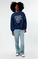 Tommy Jeans Boxy Washed Preppy Embroidered Crew Neck Sweatshirt