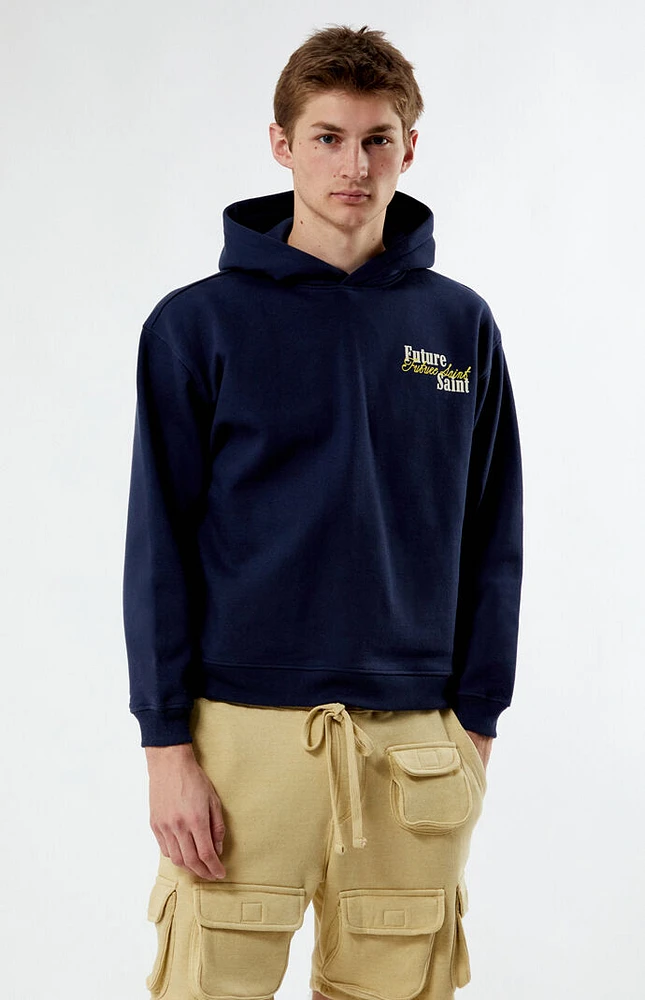 Boxed Badge Hoodie