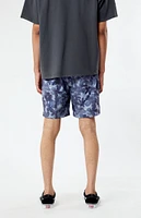 PacSun Recycled Tonal Floral 6.5" Swim Trunks