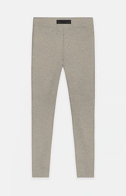 Fear of God Essentials Women's Heather Grey Sweater Knit Leggings