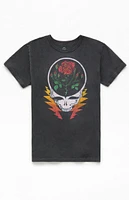 Junk Food Kids Grateful Dead Rose And Bolt T-Shirt