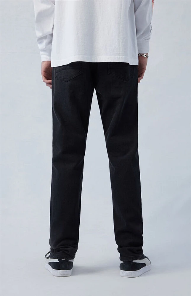Pacsun Comfort Stretch Black Athletic Slim Jeans