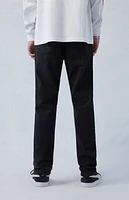 Pacsun Comfort Stretch Black Athletic Slim Jeans