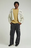 Pacsun Black Extreme Baggy Cargo Jeans