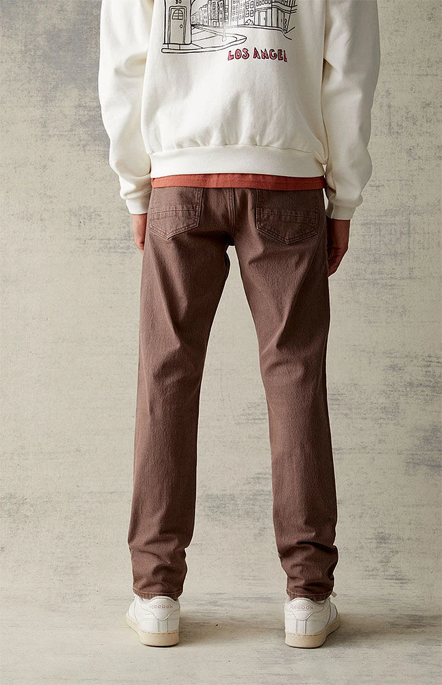 PacSun Slim Brown Comfort Stretch Jeans