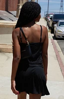 John Galt Black Lace Tank Top