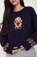 LA Hearts Ski Bunny Sweater