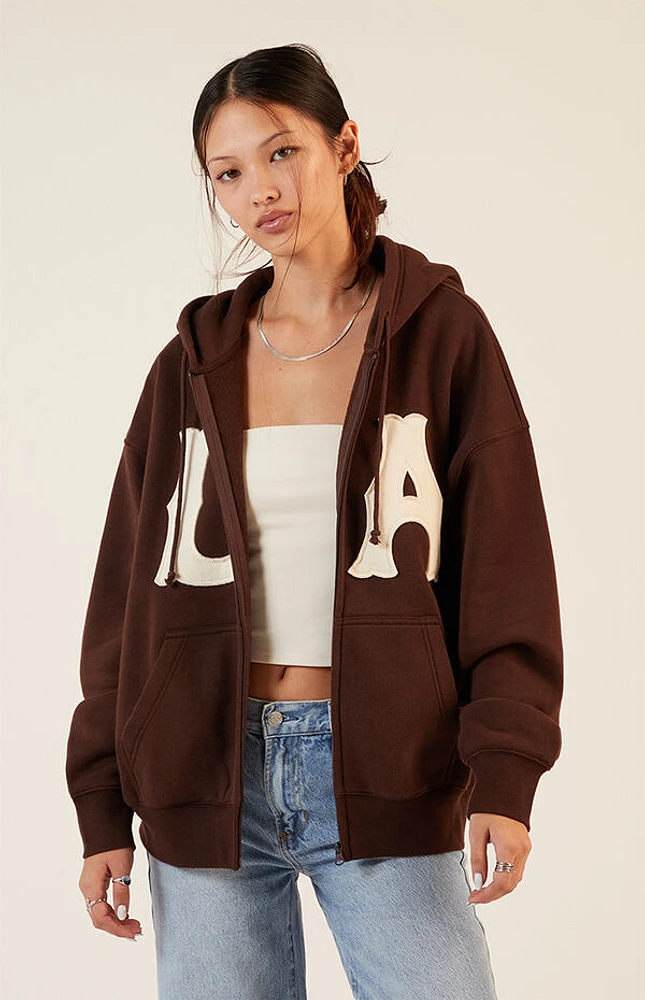 Pacsun LA Zip Up Hoodie