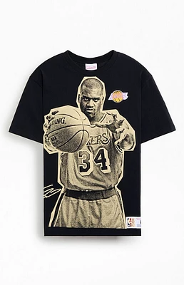 Mitchell & Ness Lakers Shaq Blockbuster T-Shirt