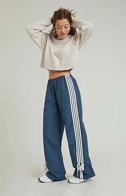 Pacsun Navy Wide Leg Track Pants