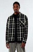 PacSun Cropped Plaid Flannel Shirt