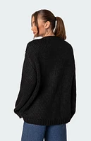 Edikted Anina Oversized Knit Cardigan