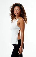 WEWOREWHAT High Straight Neck Tank Top