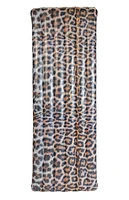PoolCandy Inflatable Leopard Print Deluxe Pool Raft