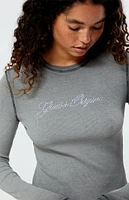 GUESS Originals Rhinestone Long Sleeve T-Shirt