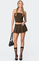 Edikted Erynne Belted Pleated Skort