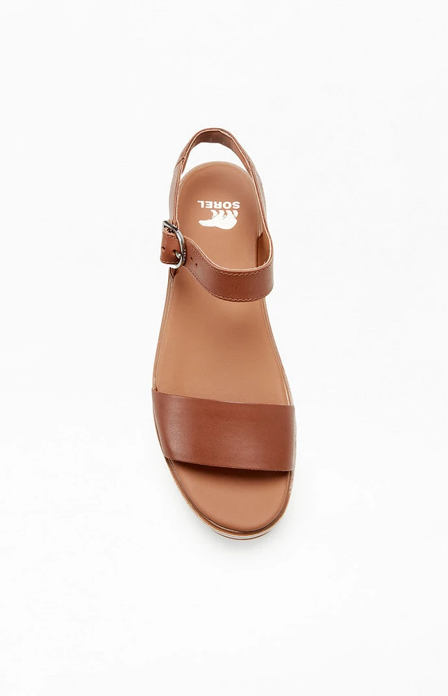 SOREL Women's Dayspring Ankle Strap Flatform Sandals